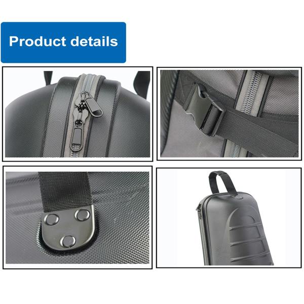 Gr8 Home Golf Travel Bag with Hard ABS Top and Wheels Black Grey