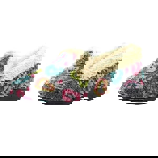 Lunar Womens/Ladies Truffle Slippers - Grey - 