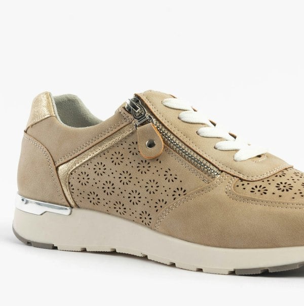 Dr Keller BARBARA Womens Trainers Beige