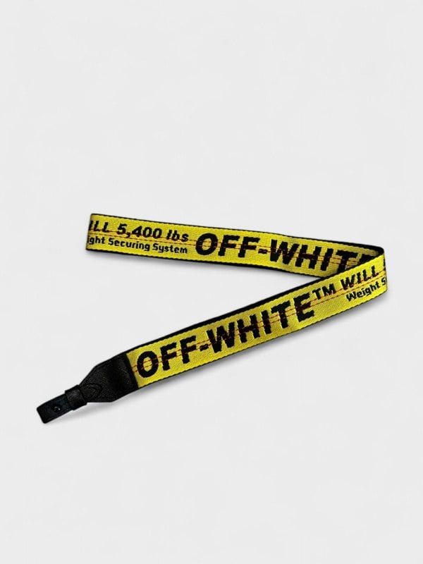 Off - White Industrial Keychain / Lanyard Accessory Yellow - Supplied FashionOff - White