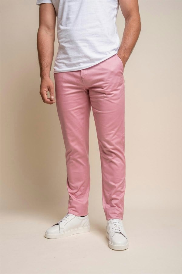 Dakota Mauve Chino Front