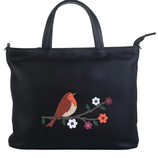 Mala Leather Robin Bird Multi-Way Leather Grab Bag