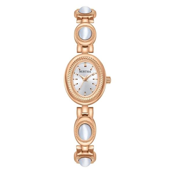 Bertha Rosalie Bracelet Watch - Rose Gold/Grey - BTHBS1805