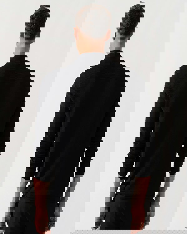 BOSS Green Momentum-Lite Mens 1/4 Zip Jumper - Black 001