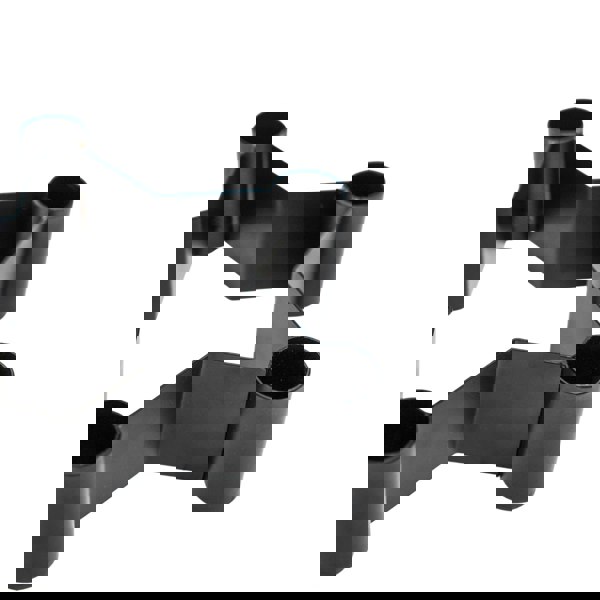 Ivyline Star Centrepiece Dinner Candle Holder in Black