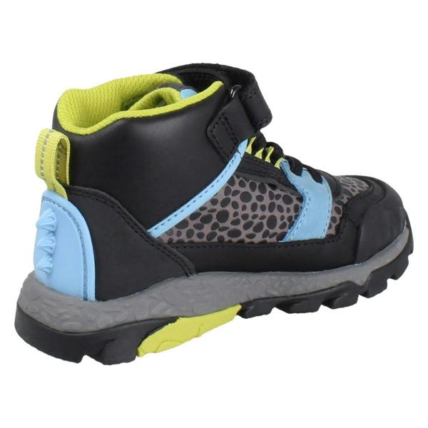 Clarks Boys Clarks Dinosaur Detail Hi Top Trainers Steggy2 Tri K