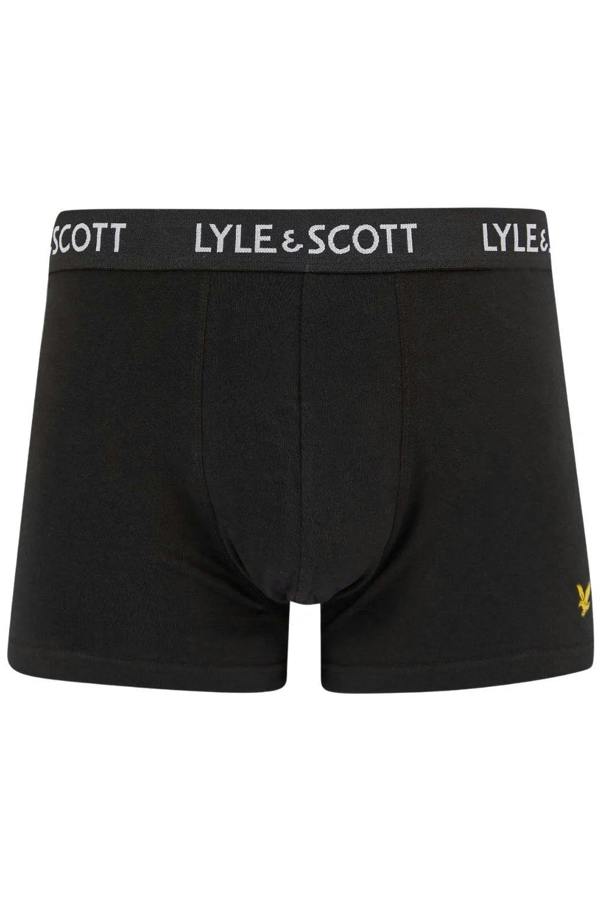 Lyle & Scott 5-Pack Miller Boxer Briefs, Black/Grey/White/Navy