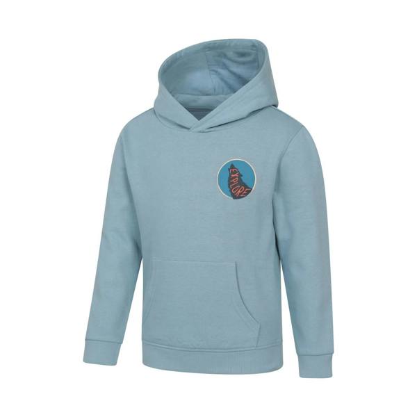 Mountain Warehouse Childrens/Kids Howling Wolf Hoodie - Dark Blue - 