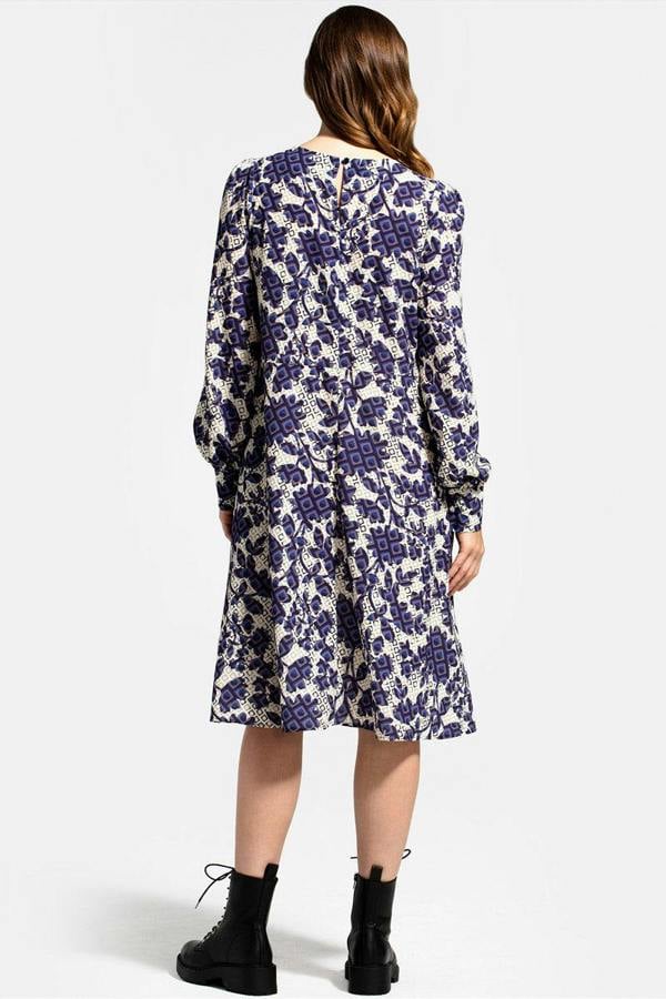 HotSquash Chiffon Loose Dress with V Neck