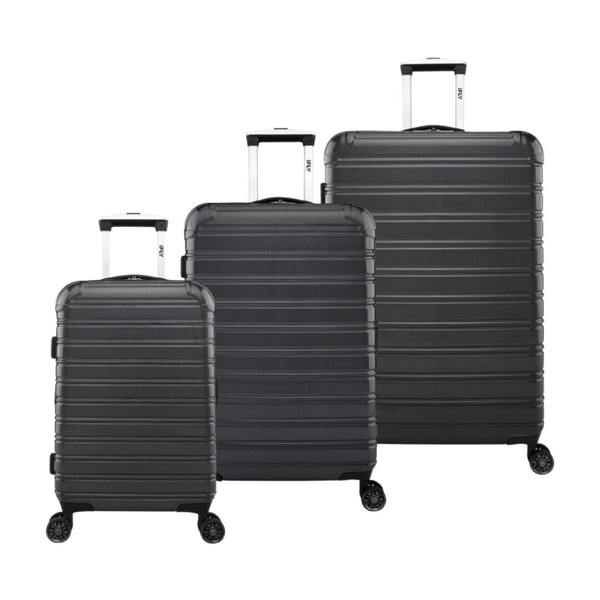iFLY Suitcase iFLY Fibertech Premium Hard Shell Travel Suitcase Medium (Jet Black)
