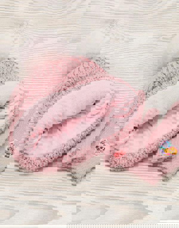 Paw Patrol Girls Pink Beanie and Scarf Set (One Size)