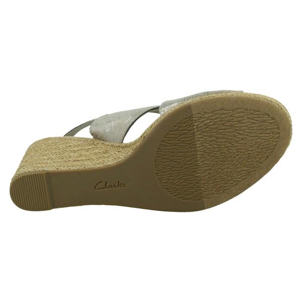 Clarks Ladies Clarks Slingback Wedge Heel Sandals Lafley Alaine