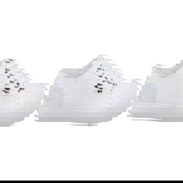 Rocket Dog Jazzin 12A Canvas Cotton Women's White Trainers