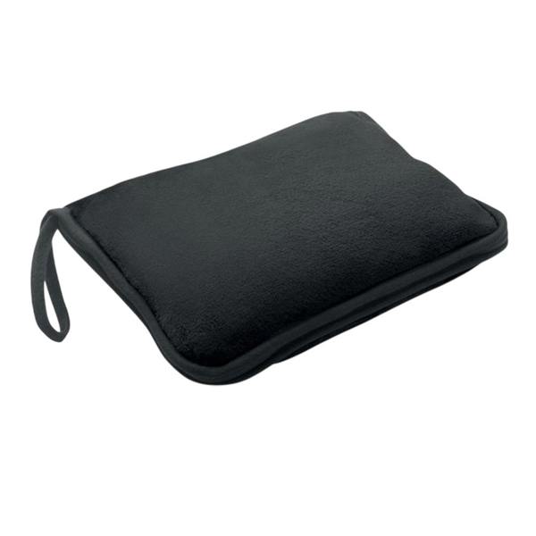 MidOcean 2 in 1 Cozy Travel Pillow Set - Black - 