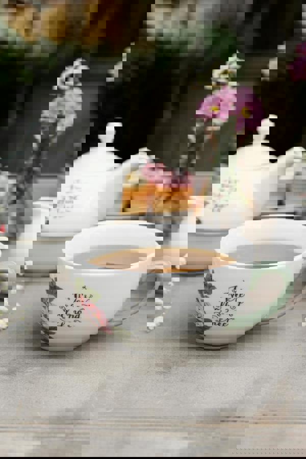 Mikasa and the V&A Alice In Wonderland Bone China 'Tea for One' Teapot and Cup Set