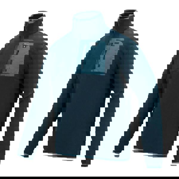 Regatta Mens Frankie Half Zip Fleece Top - Navy/China Blue - 