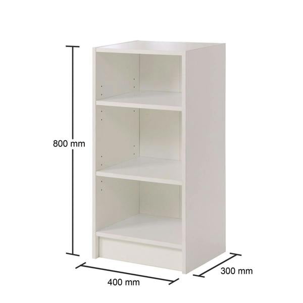 Timber Art Design Small 3 Tier Cube Bookcase Display Shelving Storage Unit Wood Furniture