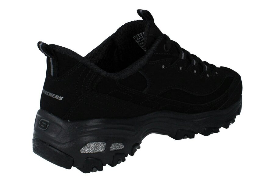 Skechers D'Lites Classic Remix Womens Trainers 150543 Shoes  BBK