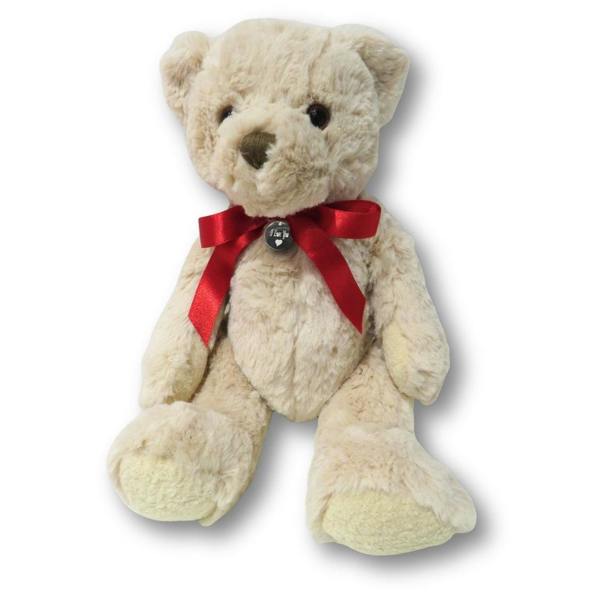 Personalised I Love You Teddy Bear & Engraved Charm
