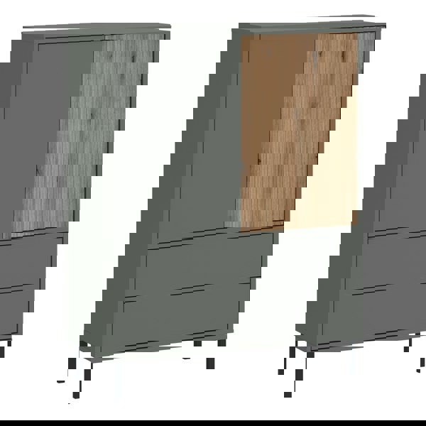 Furniture To Go Darwin Sideboard 2 Door 2 Drawer in Green/Oak