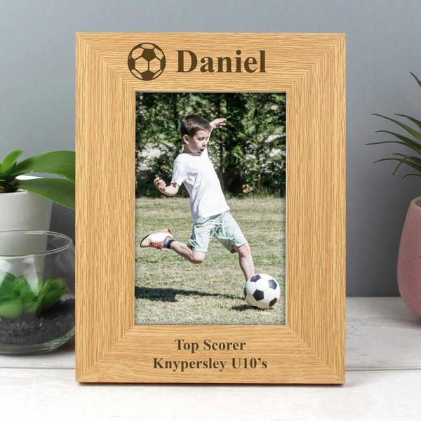 Personalised Football Photo Frame - main product image