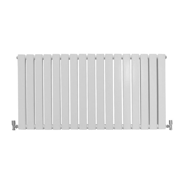 Designer Flat Panel Radiator - Gloss White (600mm x 1190mm)