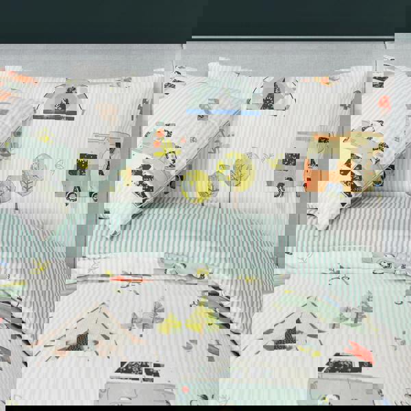 Smart Living Luxury Soft Reversible Camping Retreat Complete Bedding Set