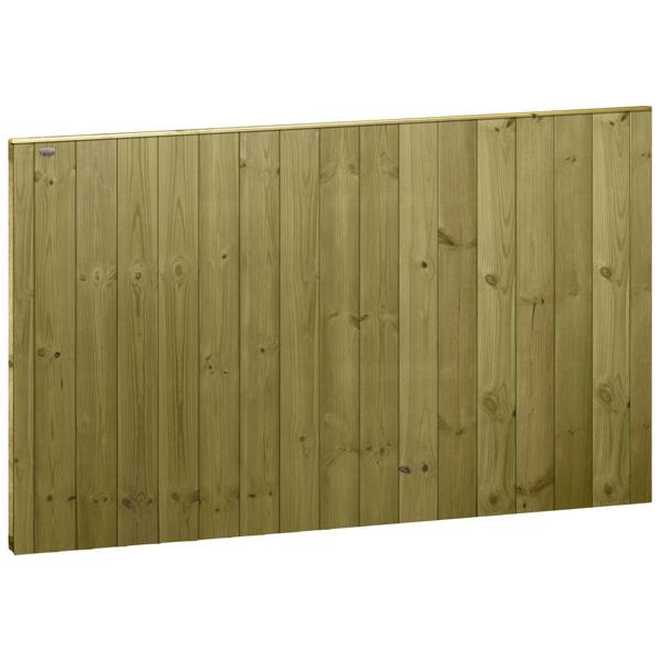 5 pack fence panel ultimate vertical t&g [w.6ft x h.4ft] 1