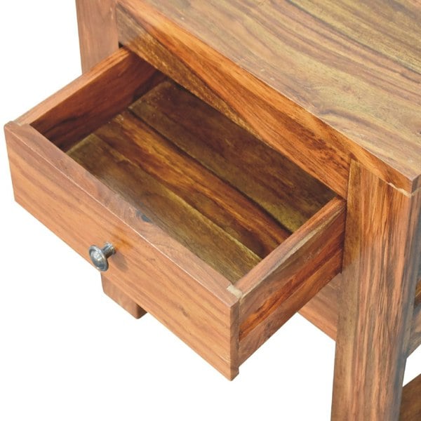 Artisan Furniture U-Square Honey Bedside