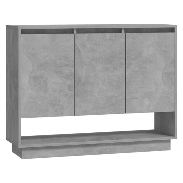 Berkfield Sideboard Concrete Grey 97x31x75 cm Engineered Wood