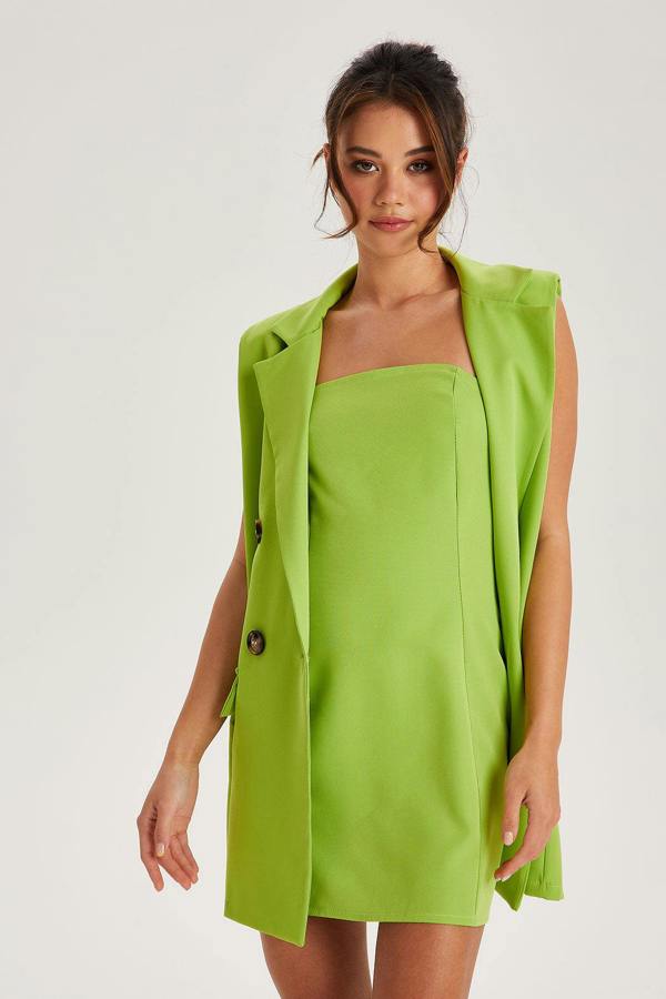 Urban Bliss Strapless Tailored Dress