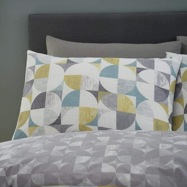 Retro Circles Double Duvet Cover