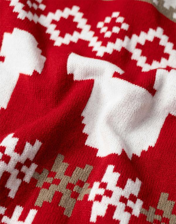 Disney Womens Red Mickey Mouse Christmas Jumper