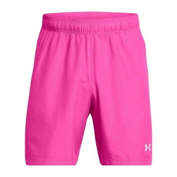 Under Armour Mens HalfBack Embossed Woven Training Shorts - Pink
