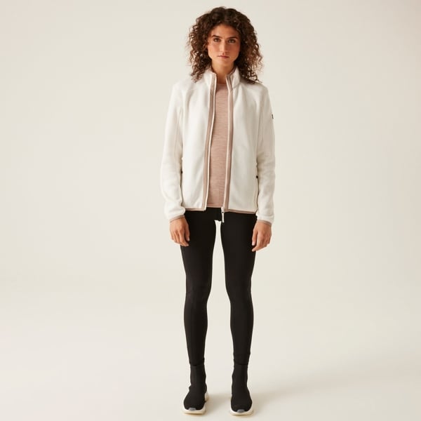 Regatta Women's Elzie Full Zip Fleece Jacket - Blanc De Blanc