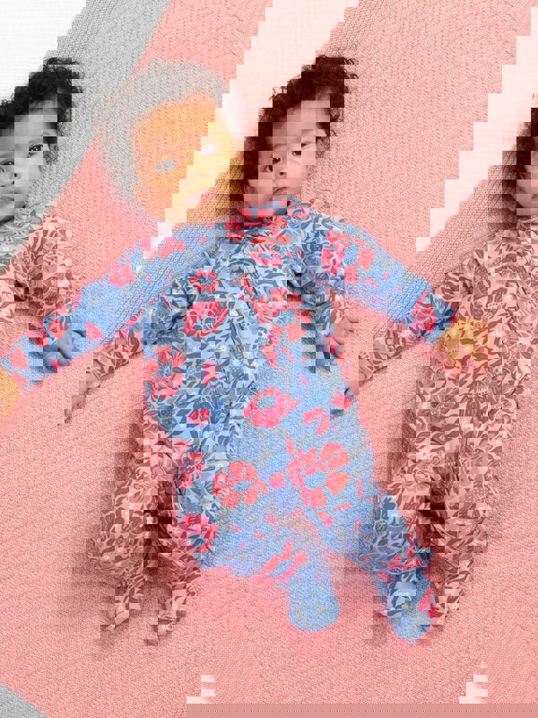 Kite Baby Organic Heirloom Knit Blanket Dusky Pink