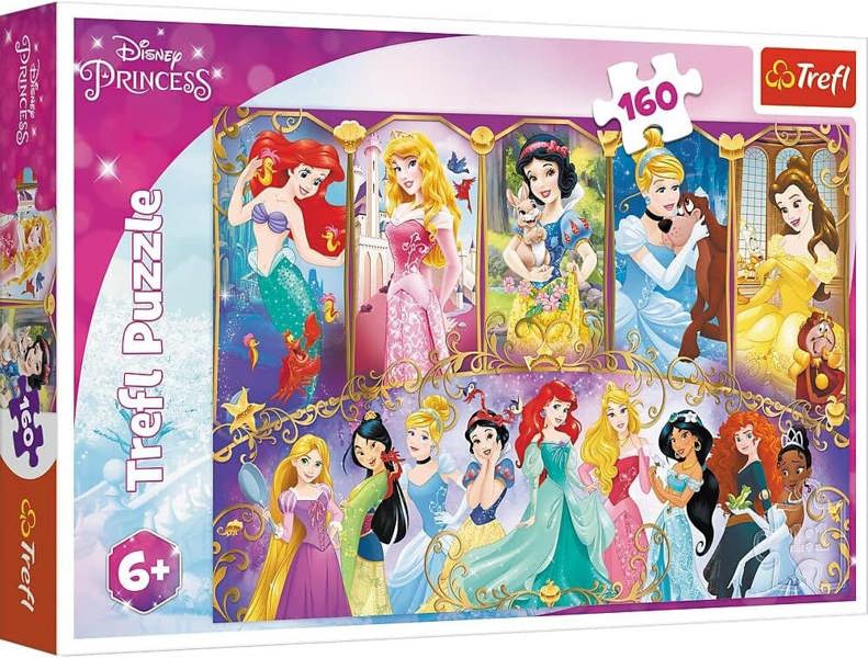 Trefl Disney Princess Portraits Puzzle Kids - 160 Pieces