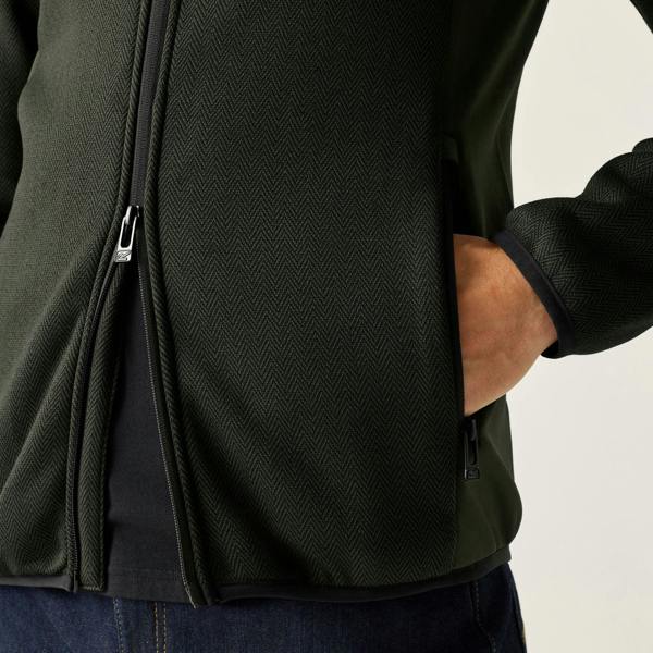 Regatta Mens Brayleigh Full Zip Fleece Jacket - Dark Khaki - 