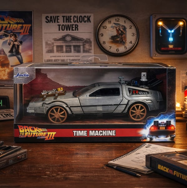 Jada Back To The Future Time Machine Train Wheels  1:32 Jada 34786