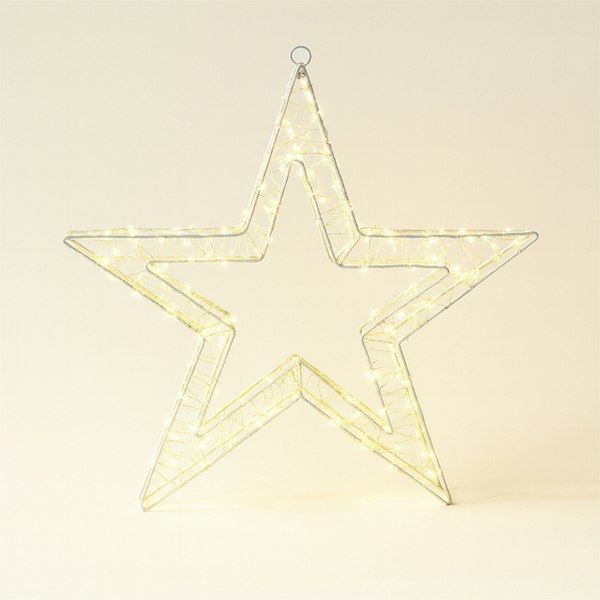 Xmas Haus 50 x 8 cm  2D 1440 LED  Warm White Star