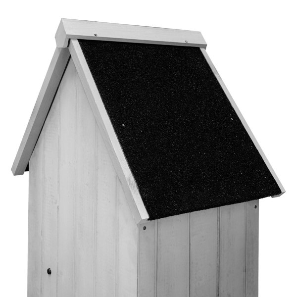 Monstershop Wooden Garden Shed – Light Grey