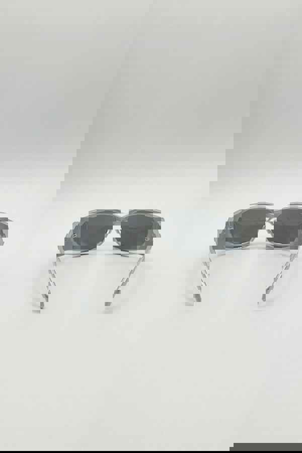 SVNX Silver Racer Wrap Sunglasses