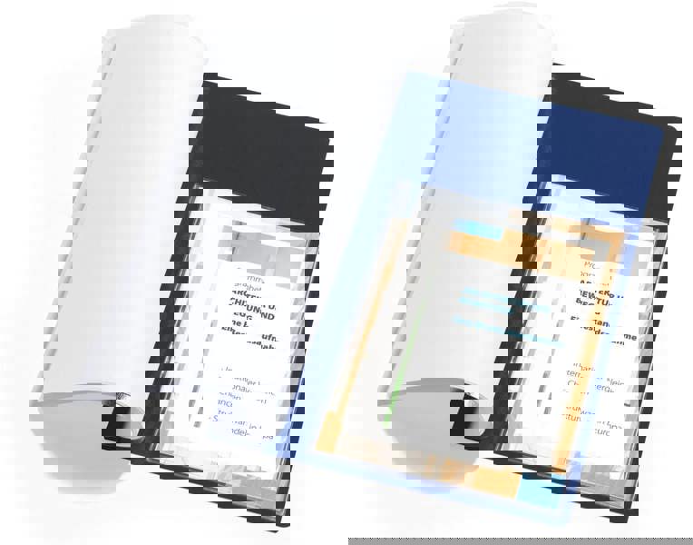 Durable POCKETFIX Self-Adhesive Clear Label Sleeve Pockets | 5 Pack | A5