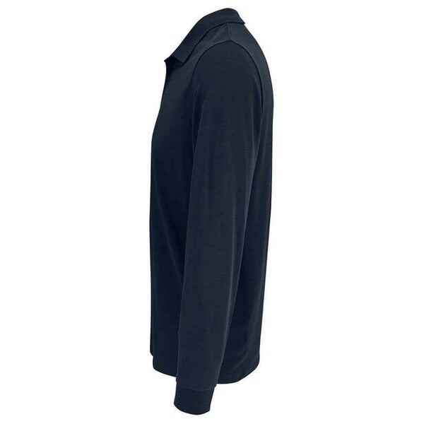 SOLS Unisex Adult Prime Pique Long-Sleeved Polo Shirt - French Navy