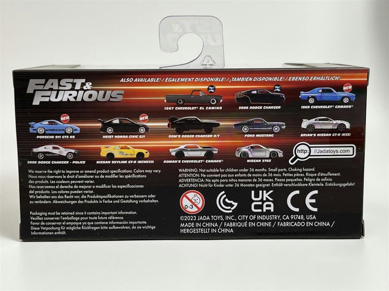 Jada Fast and Furious Romans Ford Mustang White 1:32 Scale Jada 99517