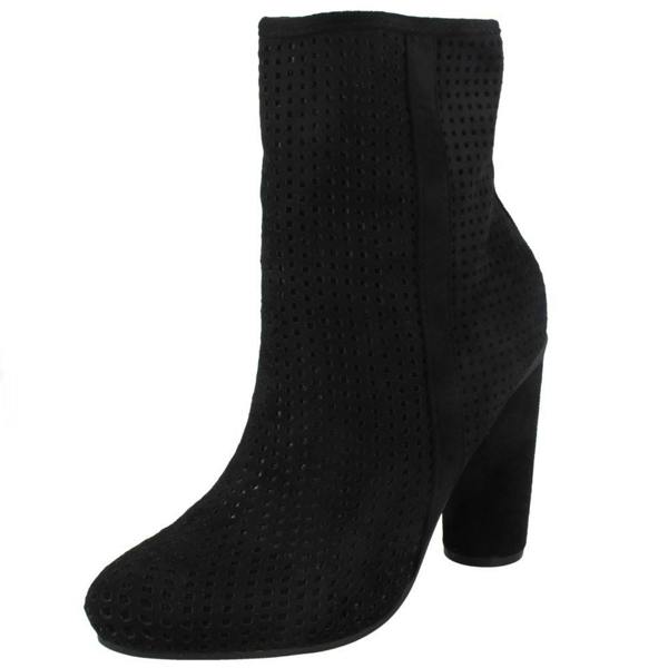 Spot On Ladies Spot On Heeled Ankle Boots