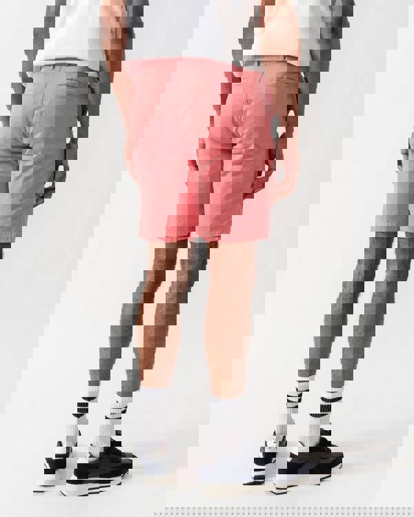 BOSS Orange Mens Slim Fit Chino Shorts in Stretch Cotton Twill - Light/Pastel Red 632