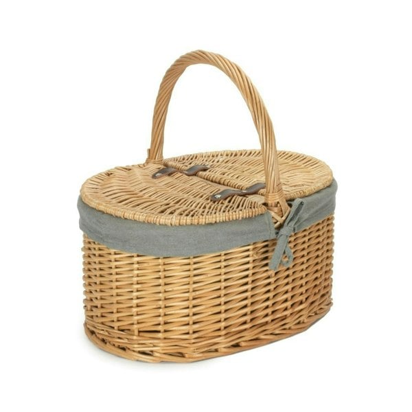 Wicker Picnic Baket with Lining