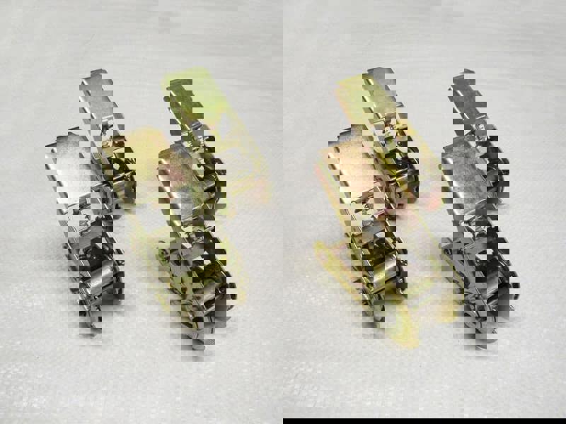 Ratchet Handles Pressed 25MM x4 (0.85T Yellow Passivated Replacement Lashing Tie Down Secure)