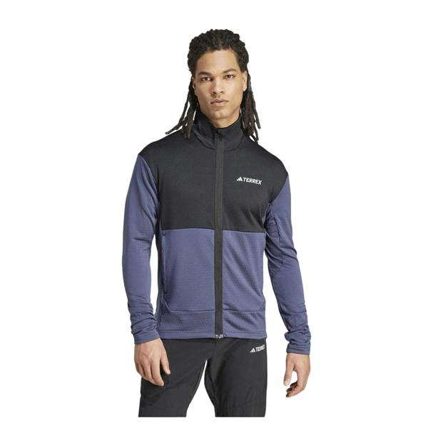 Adidas Mens Terrex Fleece Jacket - Navy/Black - 